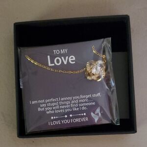 To My Love Necklace With Box